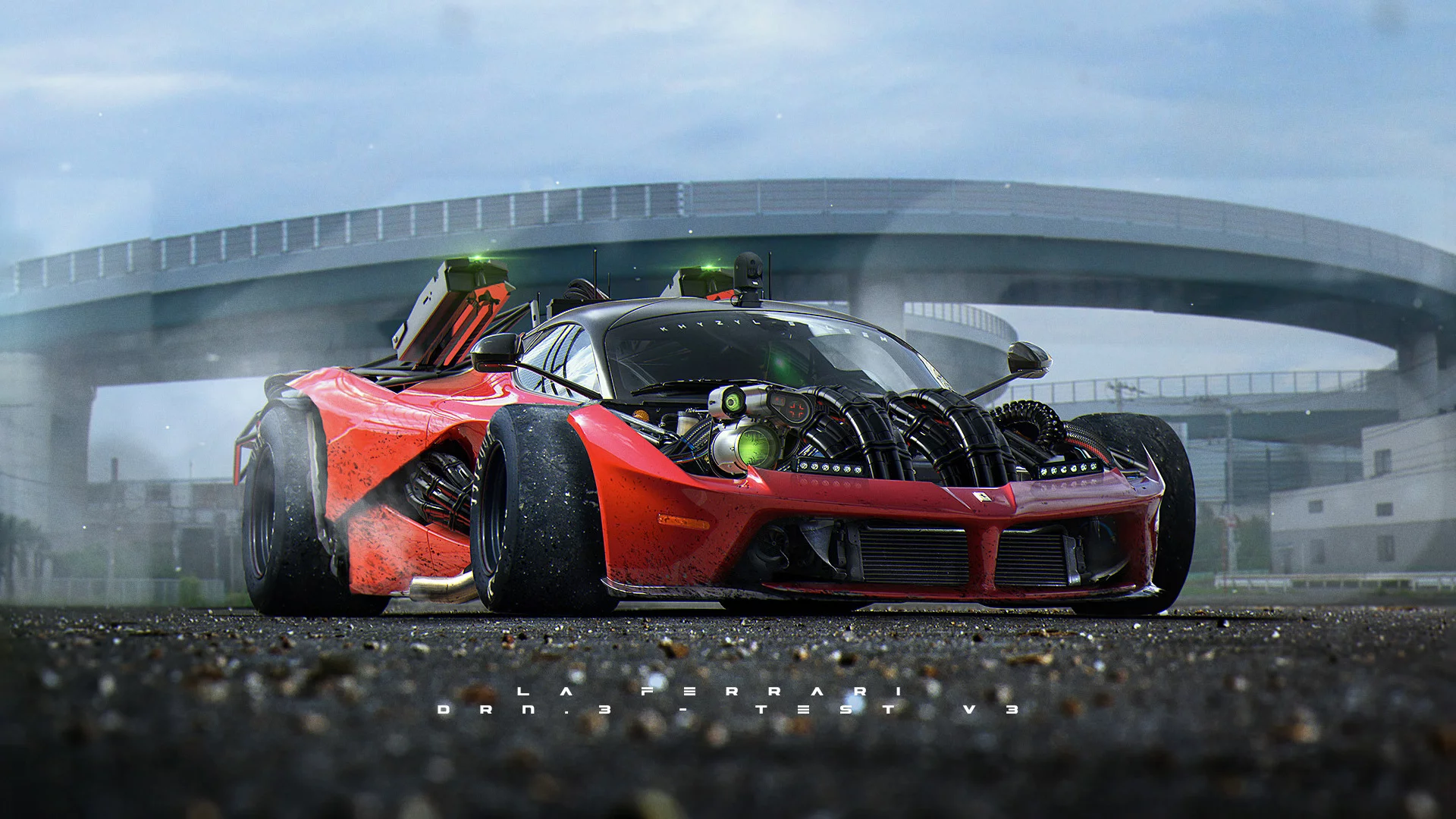 auto, ferrari, tuning