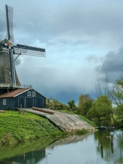 пейзаж, природа, красота, мельница