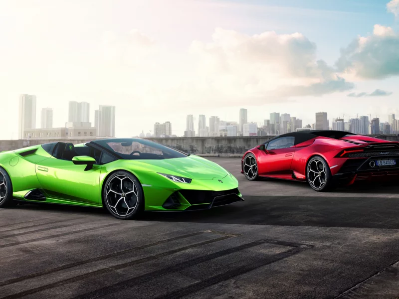 auto, lamborghini huracan, spyder