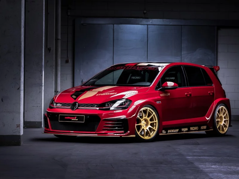 auto, volkswagen golf, tuning