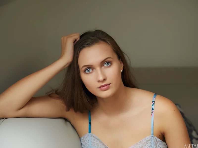 девушка, взгляд красивая