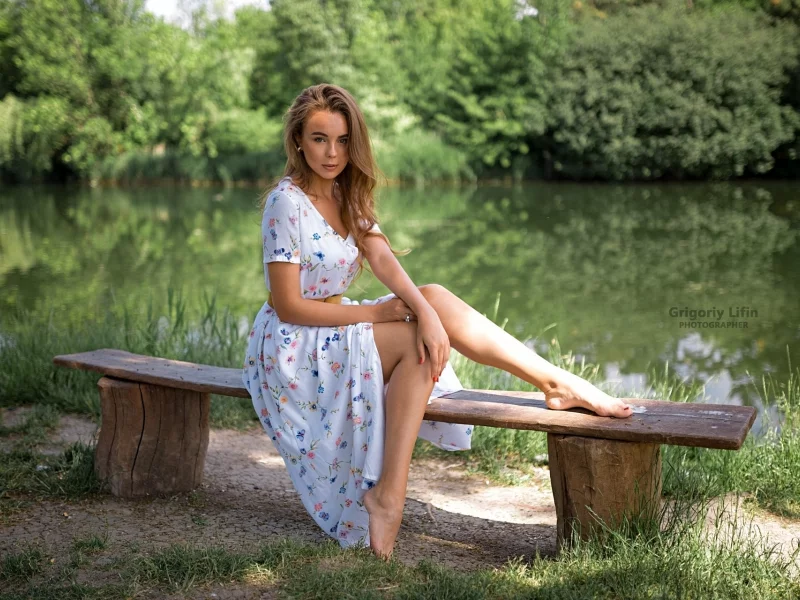 девушка, взгляд красивая