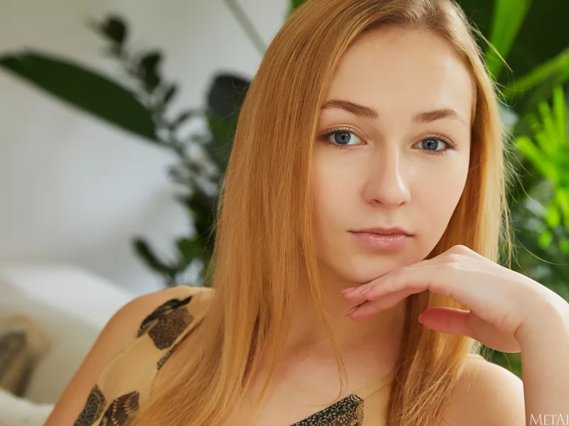 девушка, взгляд красивая