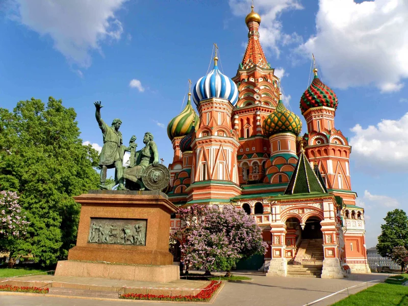 москва, памятник минину и пожарскому, красная площадь