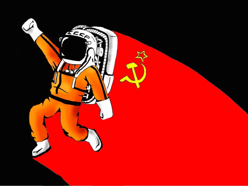космос, космонавт, скафандр, ссср