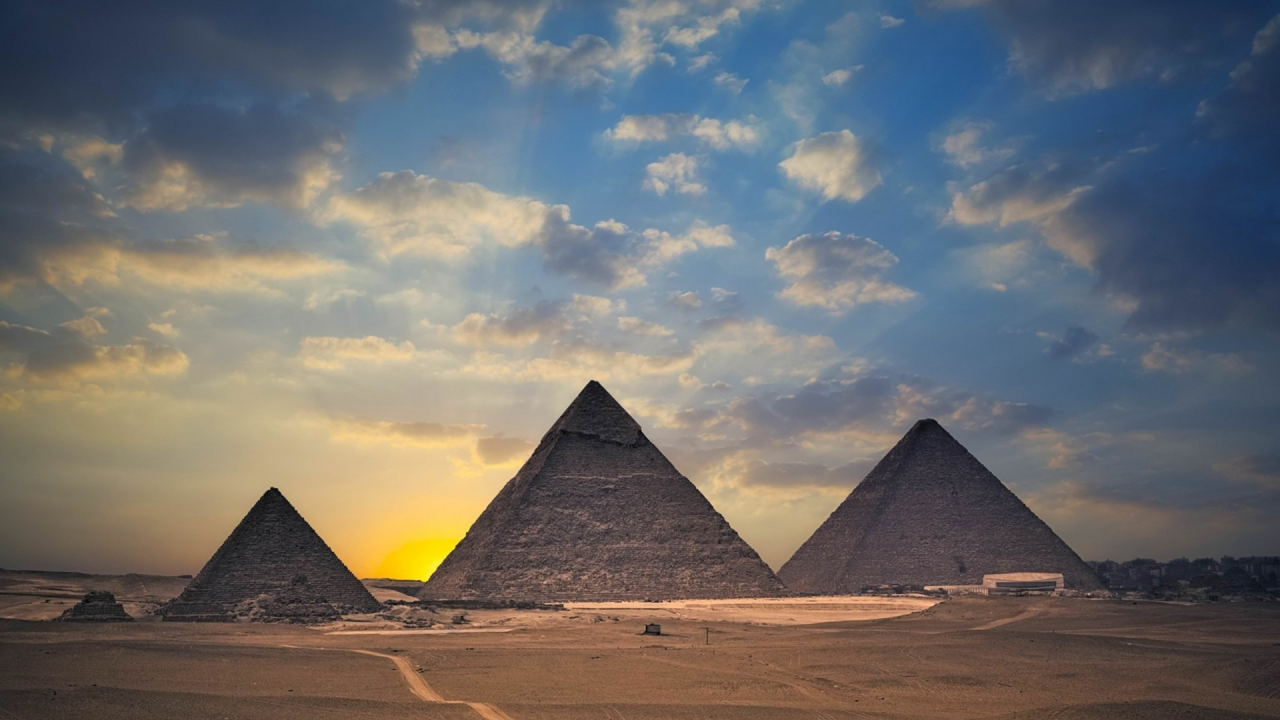 пирамиды, египет, гиза