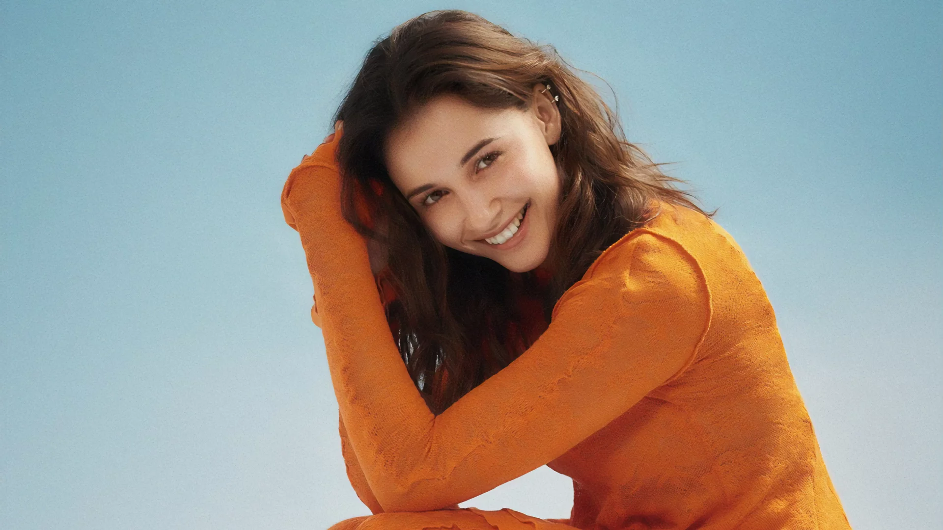 девушка, милая, симпатичная, naomi scott