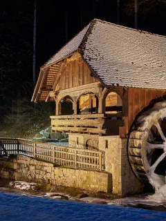 пейзаж, природа, красота, мельница