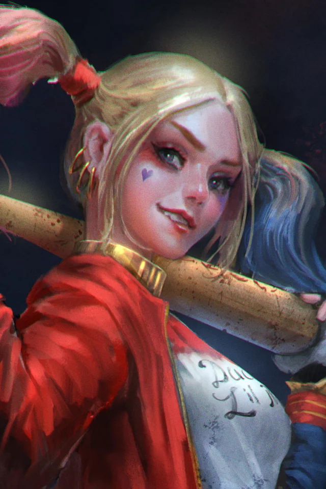 аниме, девушка, комикс, harley quinn