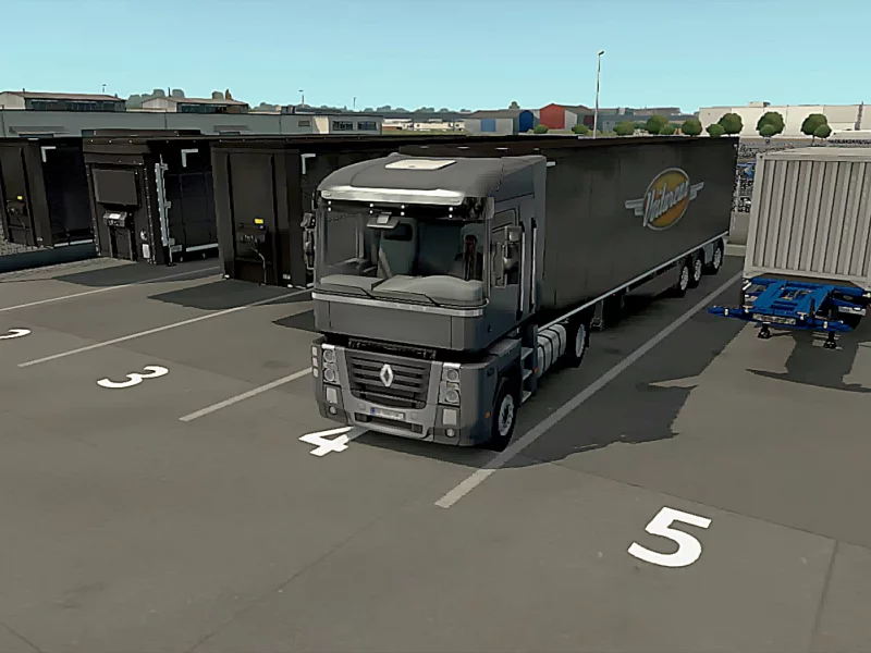 игры, ets, renault, с грузом
