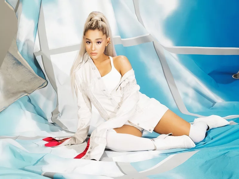 девушка, блондинка, певица, ariana grande
