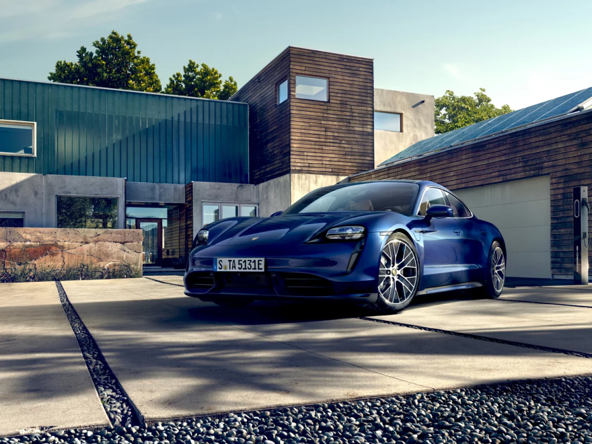 auto, porsche taycan