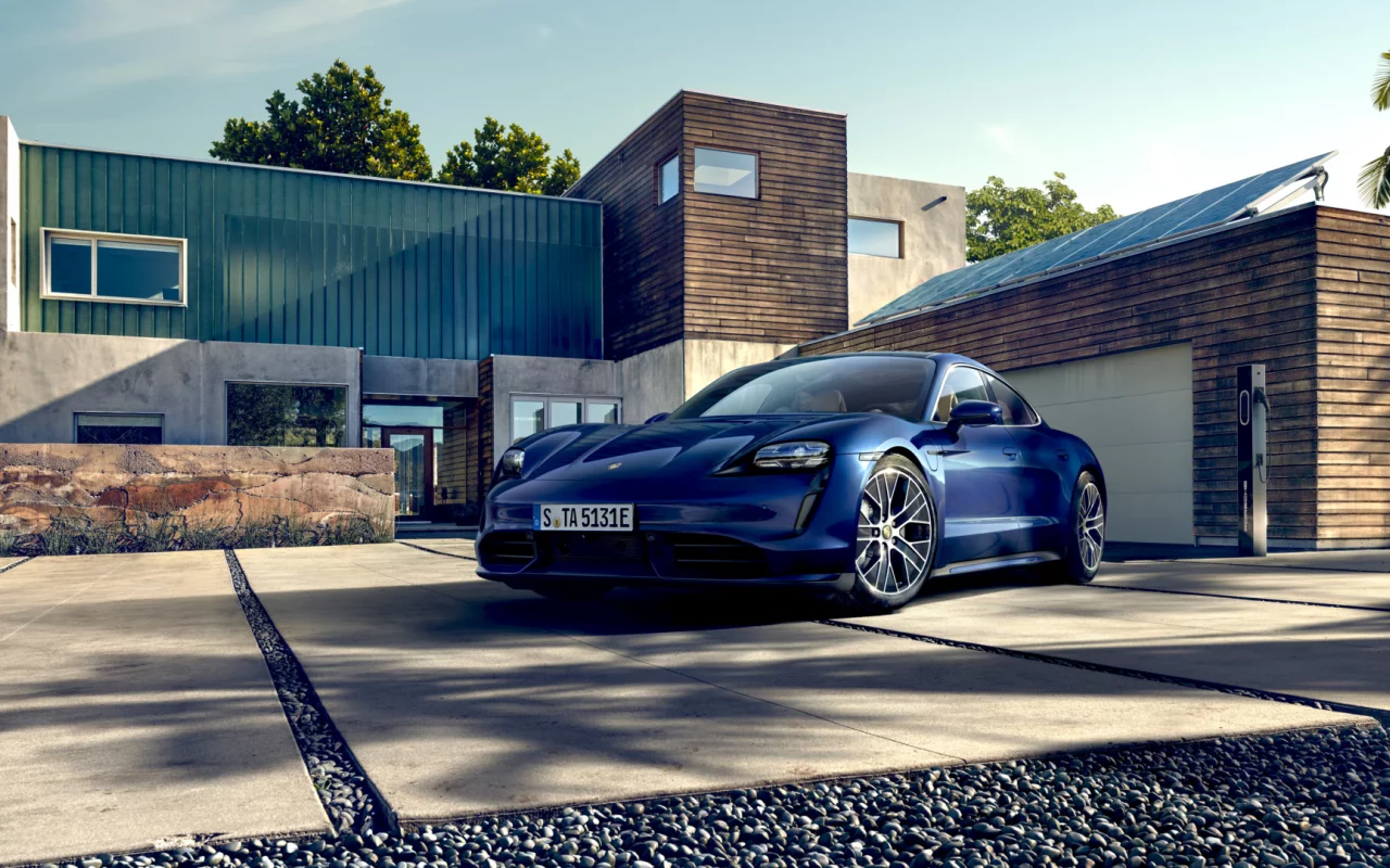 auto, porsche taycan