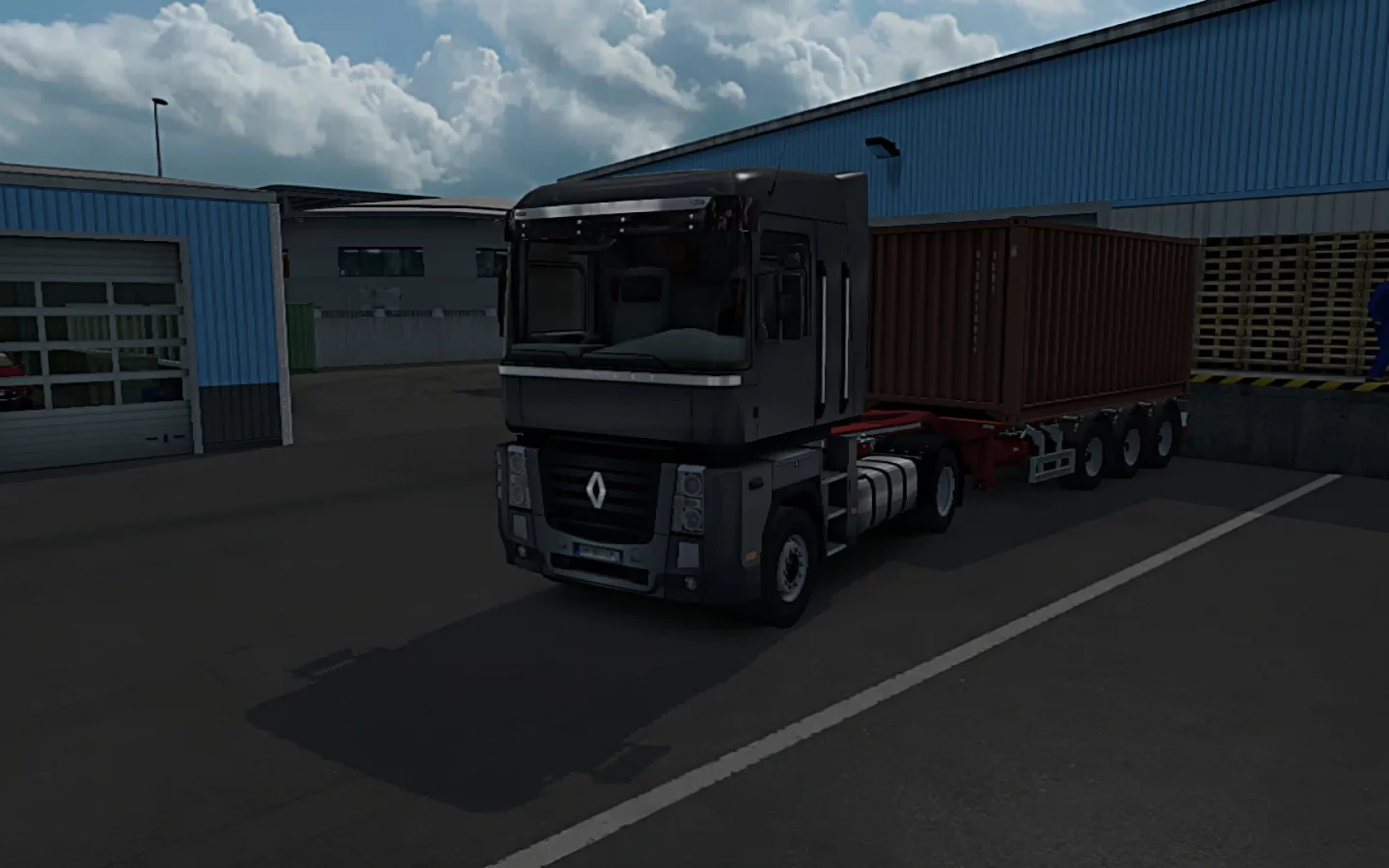 игра, ets 2, фура с грузом
