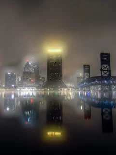 город, ночь