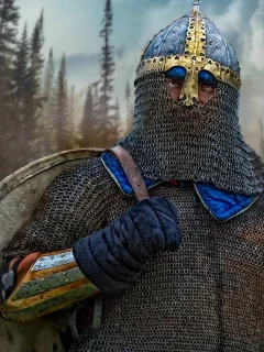 фэнтези, воин, кольчуга, ратник