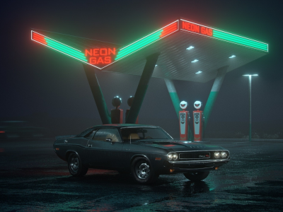 auto, dodge challenger