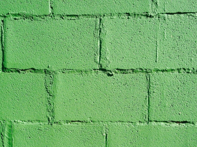 стена, зелёный фон