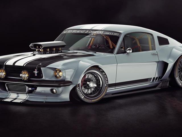 auto, ford mustang, tuning