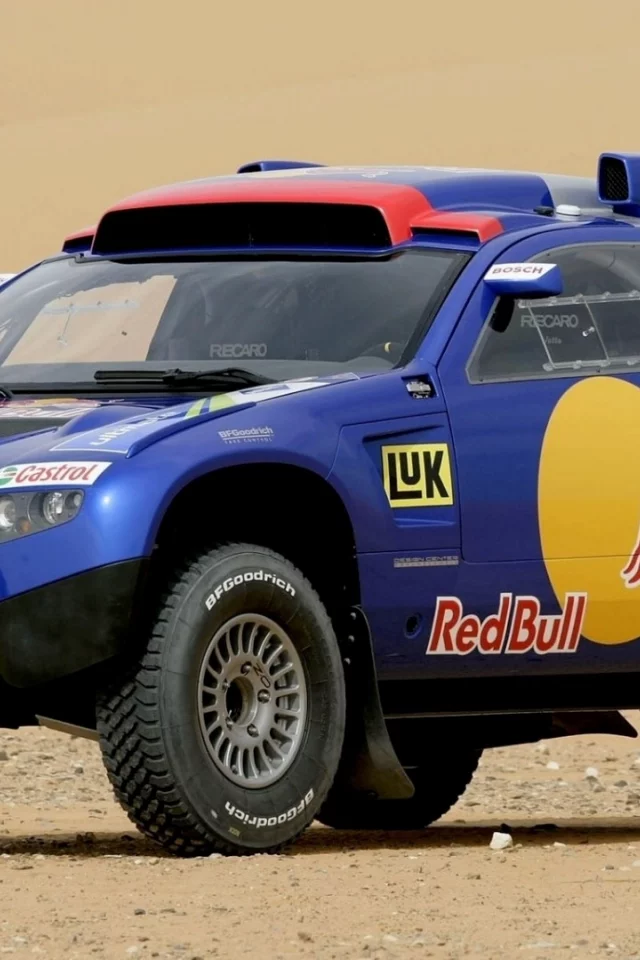 auto, volkswagen, rally dacar