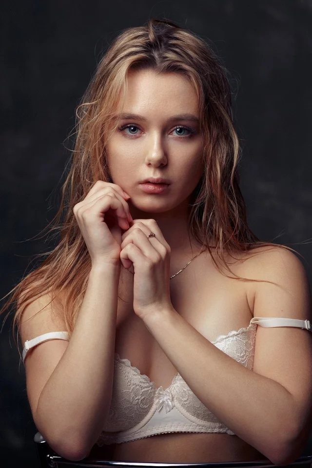 девушка, милая, красивая, симпатичная, взгляд