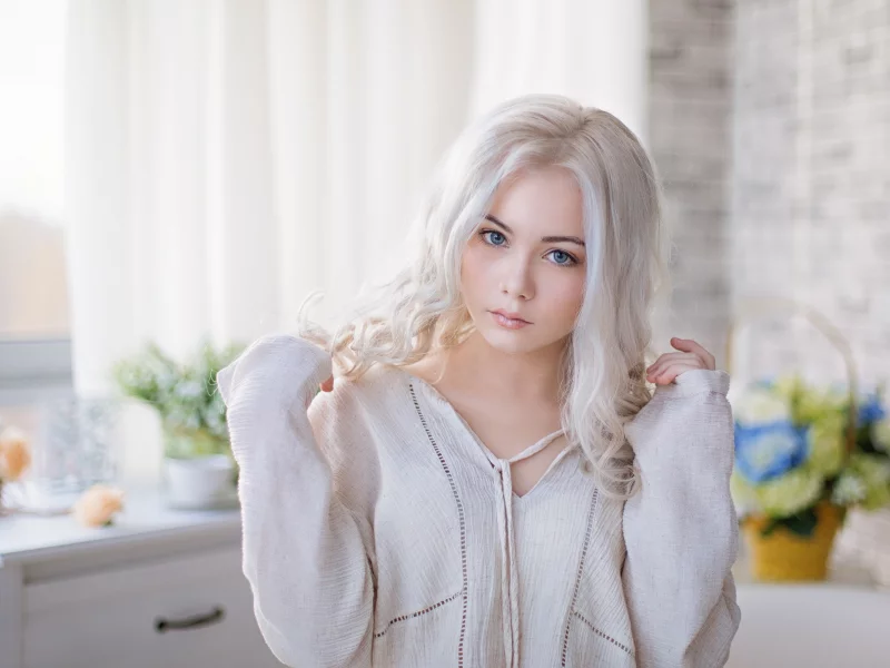 девушка, милая, симпатичная