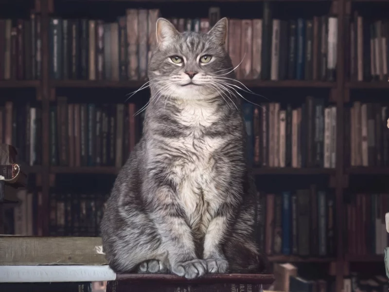 кот, взгляд, животное