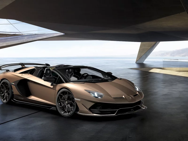 auto, lamborghini aventador, roadster