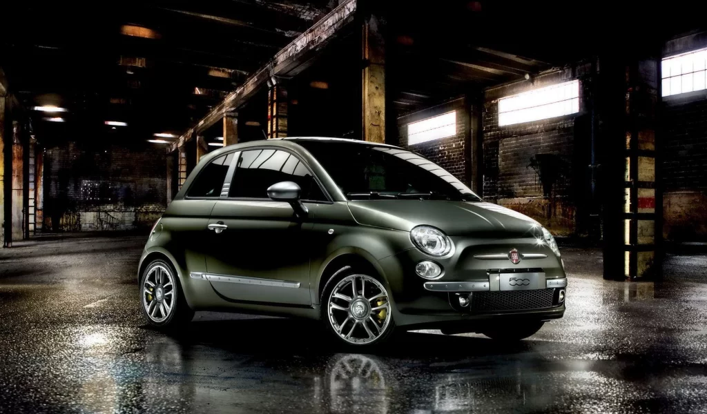 автомобиль, малолитражка, fiat 500
