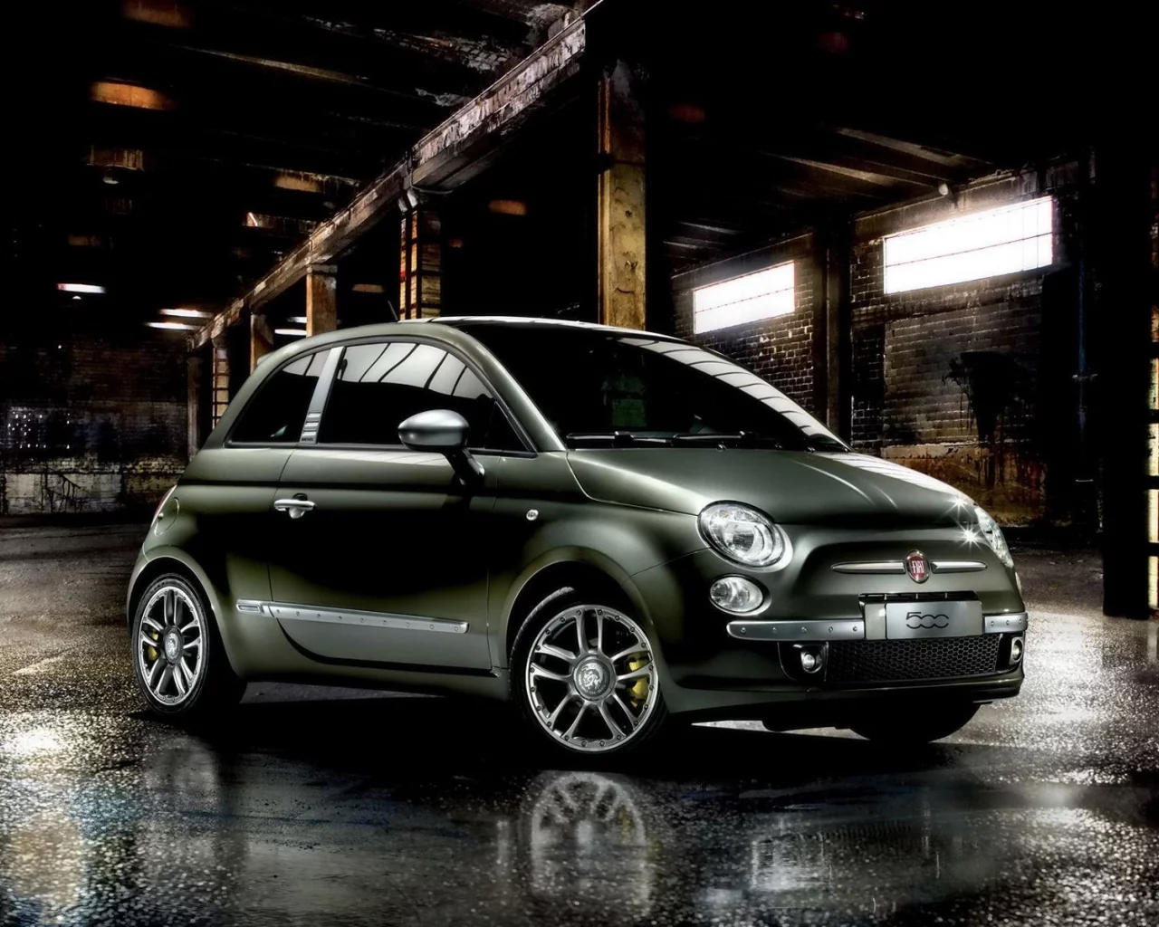 автомобиль, малолитражка, fiat 500