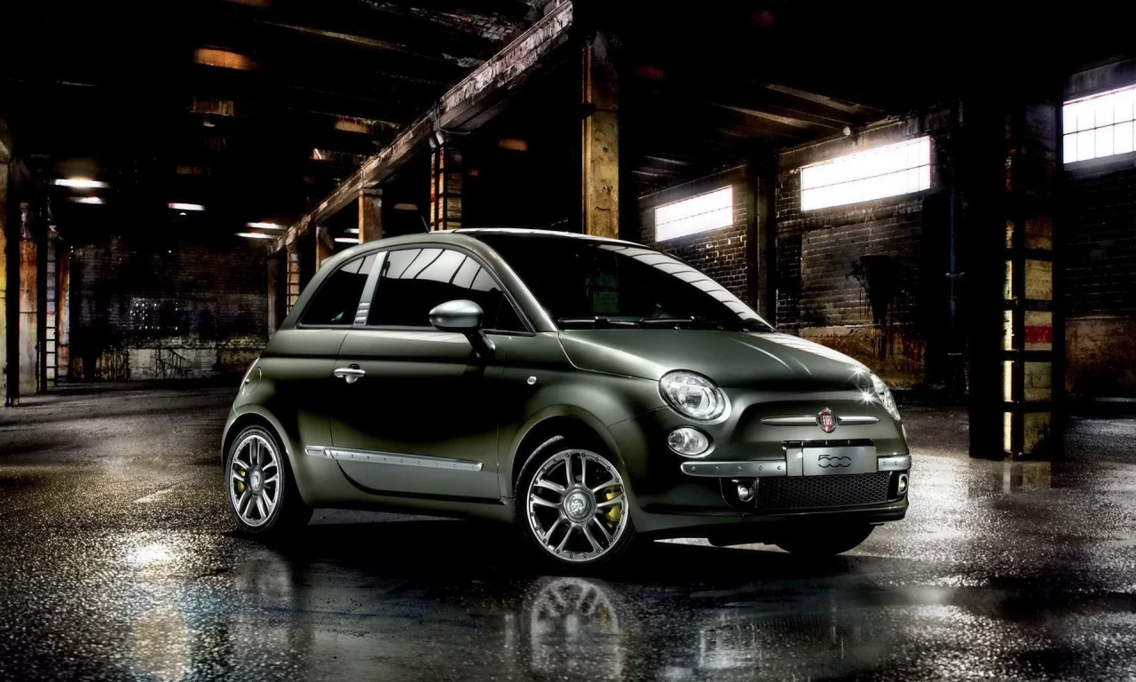 автомобиль, малолитражка, fiat 500