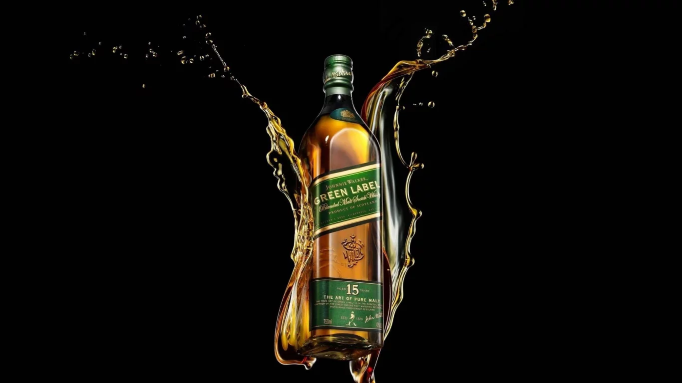 алкоголь, виски, johnnie walker, бутылка