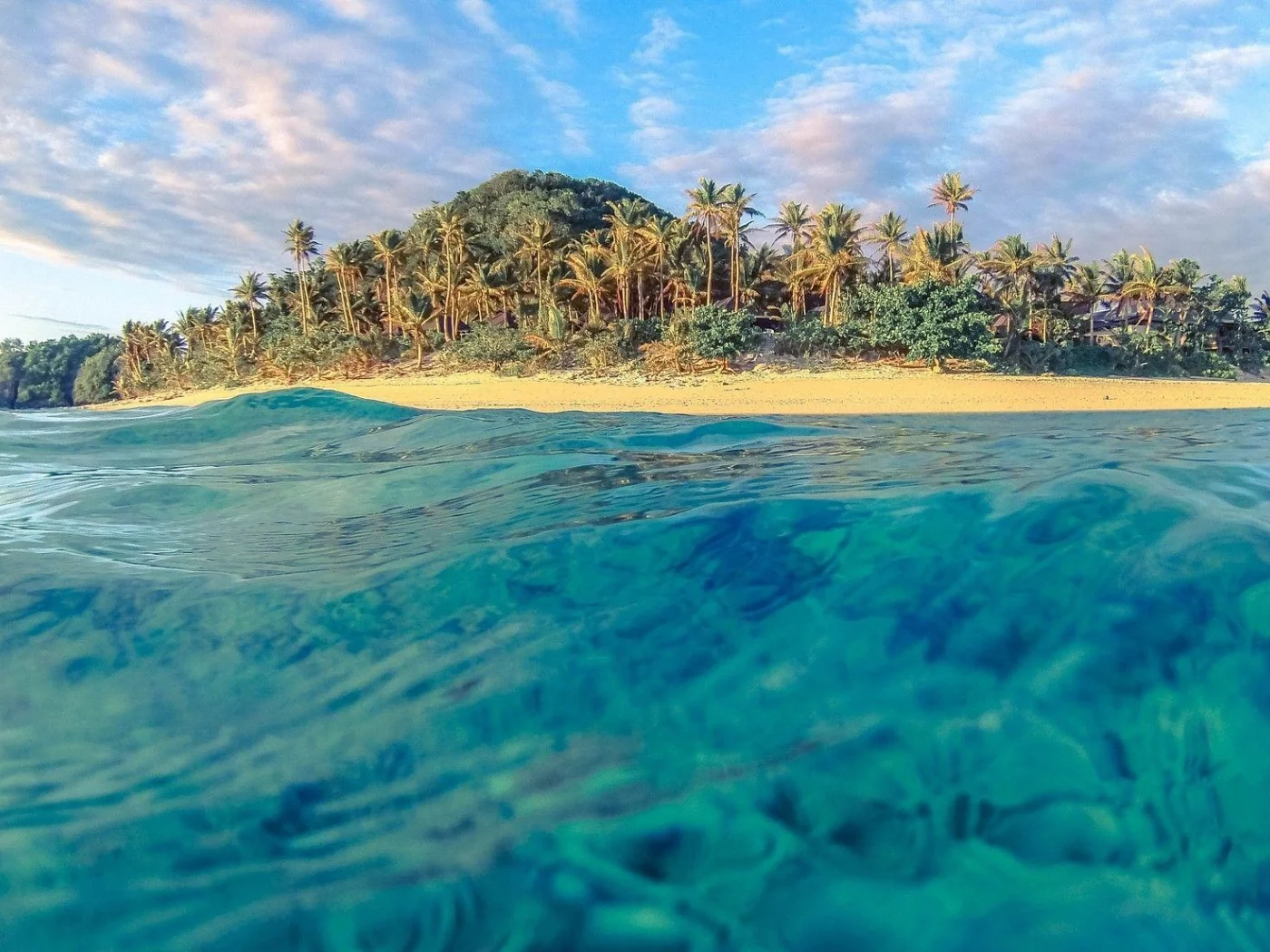 природа, море, остров, пальмы, фиджи, fiji