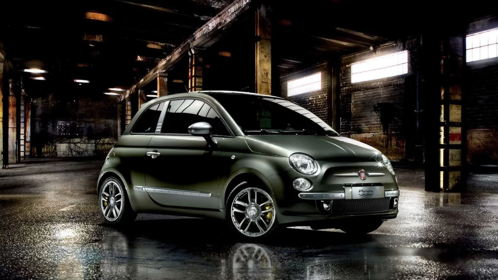 автомобиль, малолитражка, fiat 500