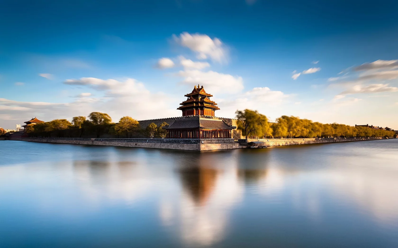 город, пруд, пекин, beijing, китай