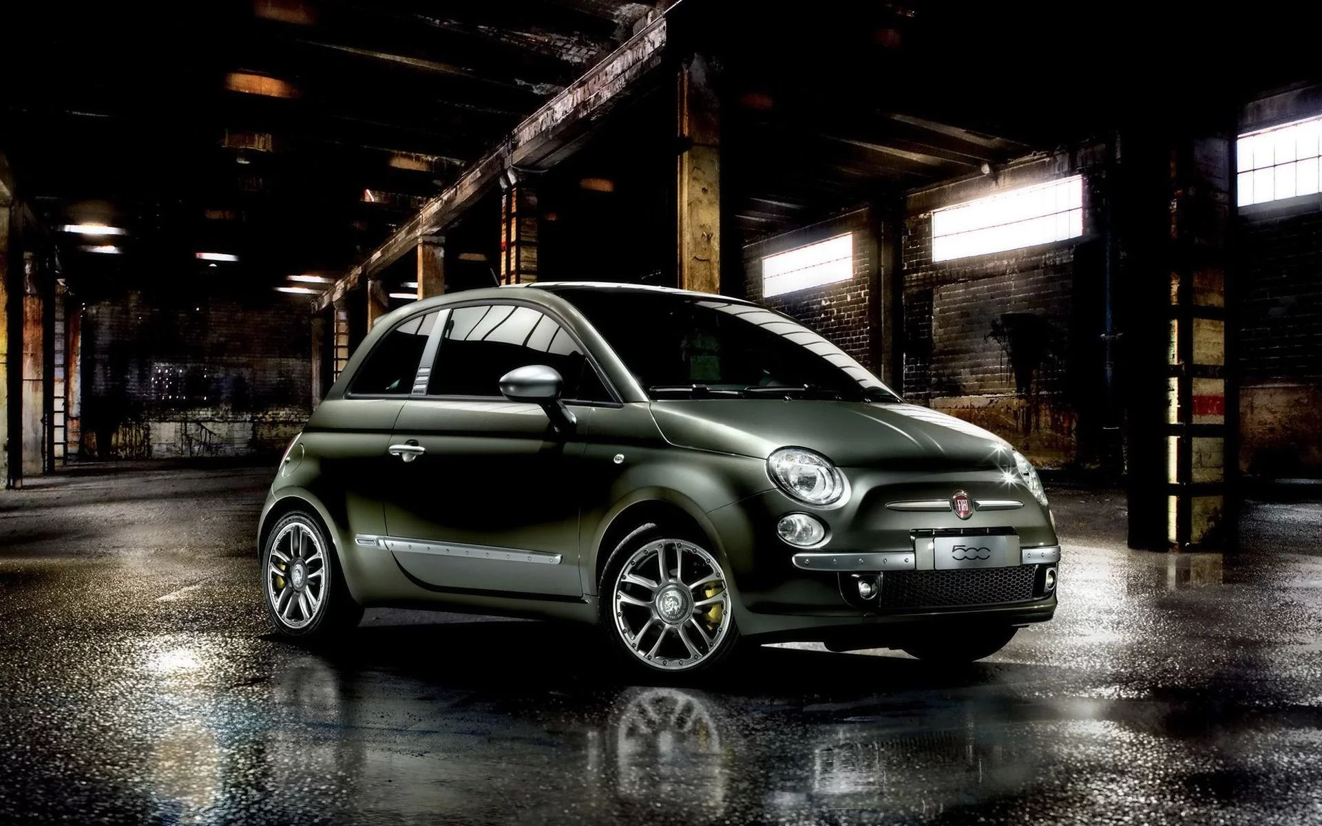 автомобиль, малолитражка, fiat 500