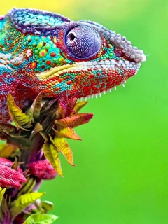 пресмыкающееся, хамелеон, chameleon