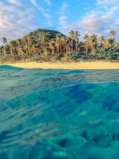 природа, море, остров, пальмы, фиджи, fiji