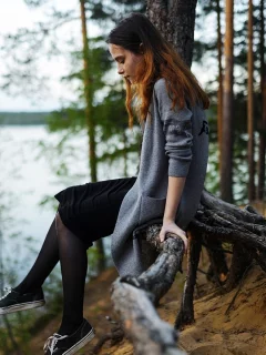 девушка, красивая, на природе