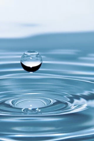 вода, капля