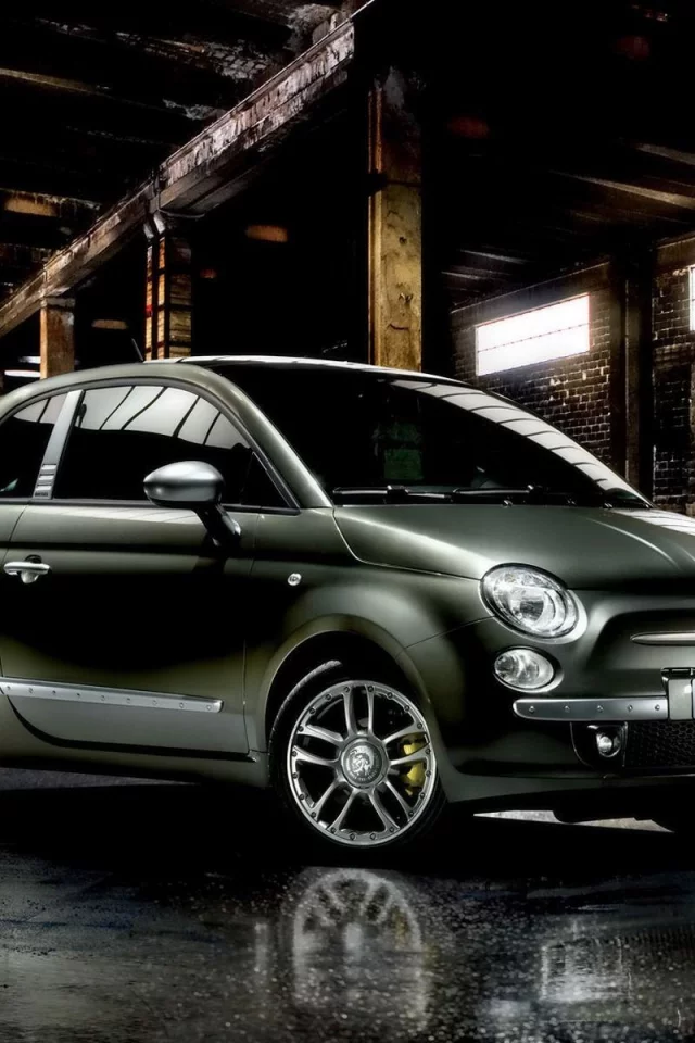 автомобиль, малолитражка, fiat 500