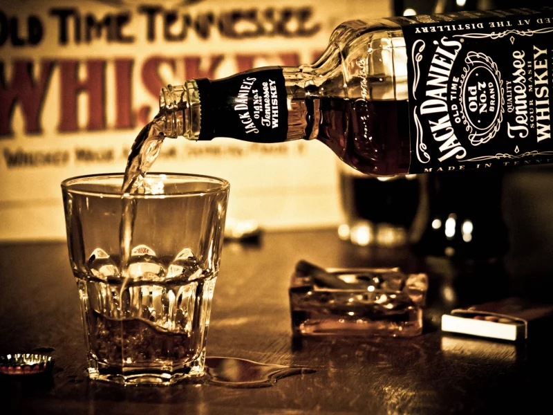 алкоголь, виски, jack daniels, бутылка