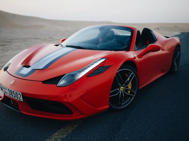автомобиль, феррари 458