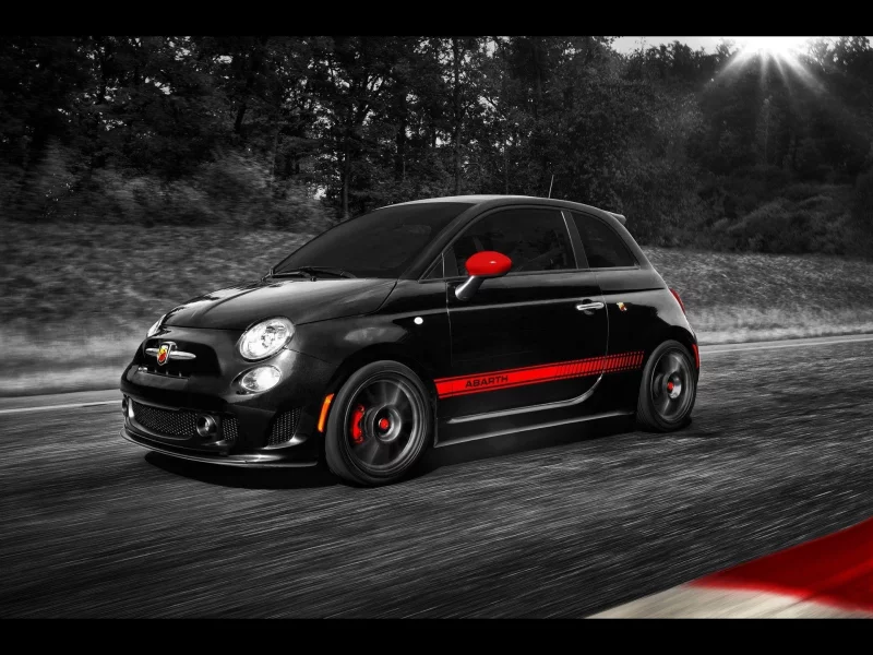 автомобиль, малолитражка, fiat 500