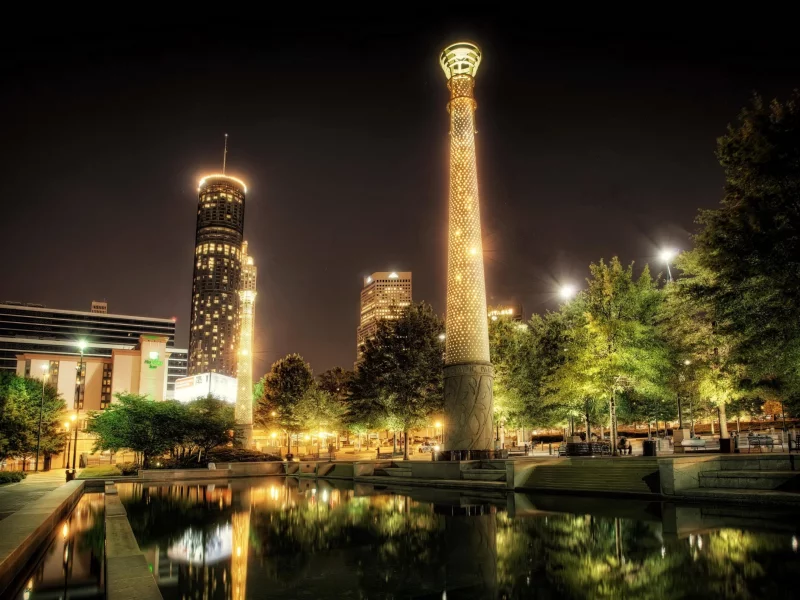 город, атланта, atlanta