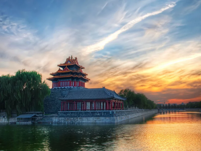 город, река, пекин, beijing, китай