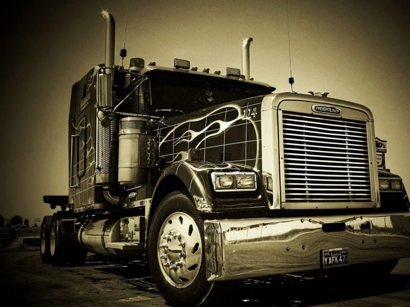 автомобиль, грузовик, freightliner