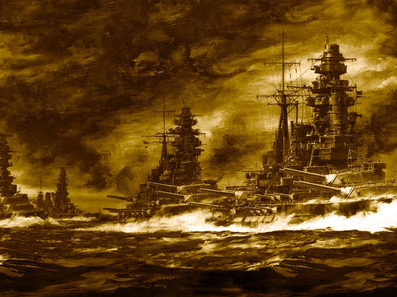 морской бой, бой, сражение, корабли