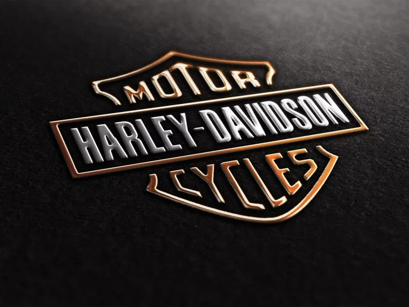 логотип, harley, davidson, harley davidson