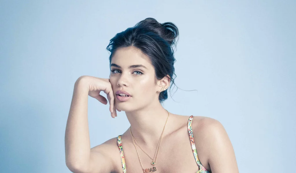 девушка, взгляд, sara sampaio